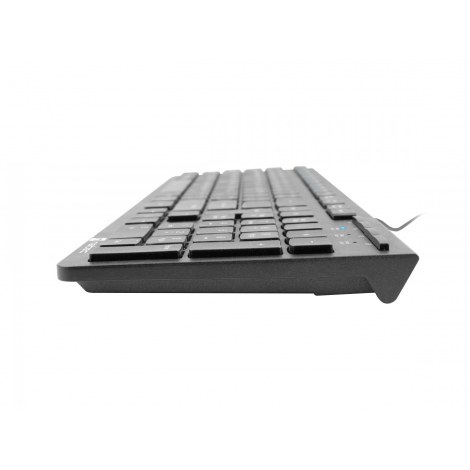 Natec | Keyboard | Discus 2 Slim | Standard | Wired | US | Black | USB 2.0 | 424 g | Numeric keypad - 4
